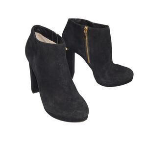 Michael Kors Women Black Suede Bootie Size 8